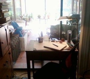 My bedroom writing space